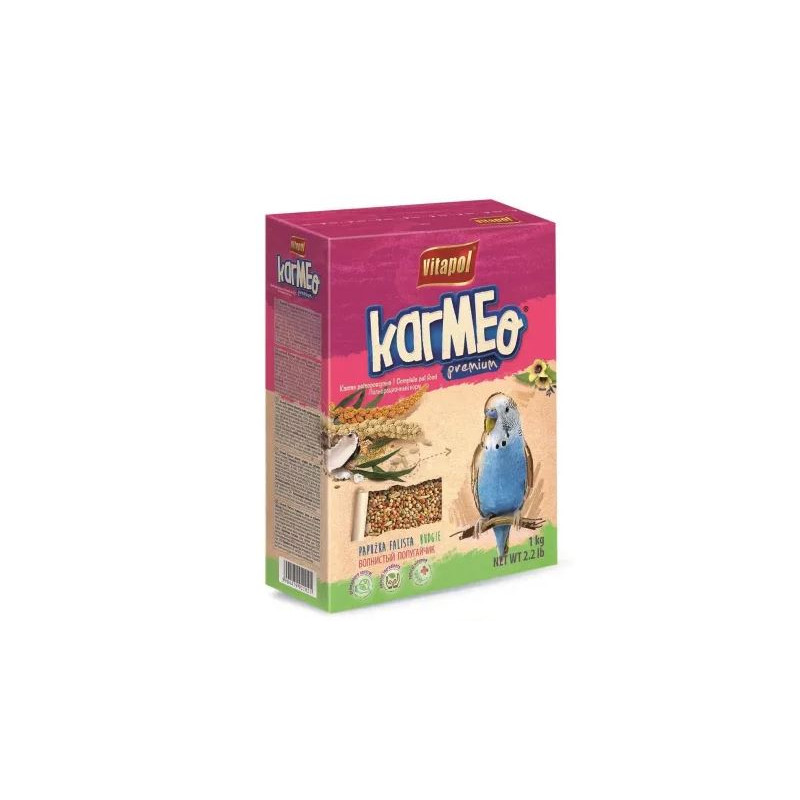 Vitapol Karmeo Premium, karma dla papużki falistej, 1 kg.