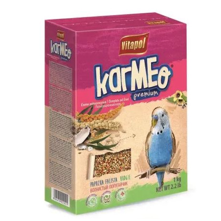 Vitapol Karmeo Premium, karma dla papużki falistej, 1 kg.