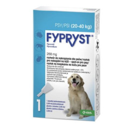 Fypryst, preparat na pchły i kleszcze, dla psów 20- 40 kg, 1 pipeta