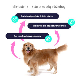 O'Canis z jagnięciny 1,5kg z prosem, kartoflami, czerwonym burakiem oraz jabłkiem sucha karma premium  dla psa