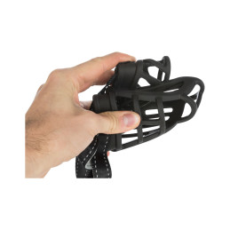 Trixie, kaganiec Muzzle Flex , silikonowy, czarny, rozm XL