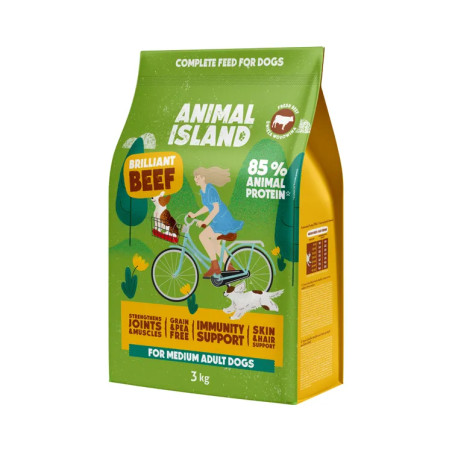 Animal Island, pies, wołowina, 3 kg