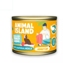 Animal Island, kot, indyk i przepiórka, puszka 200 g