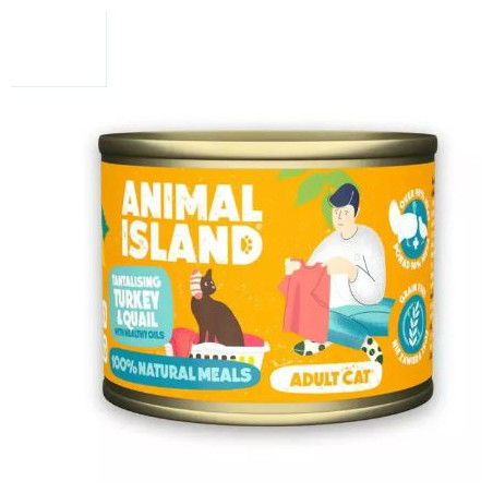 Animal Island, kot, indyk i przepiórka, puszka 200 g
