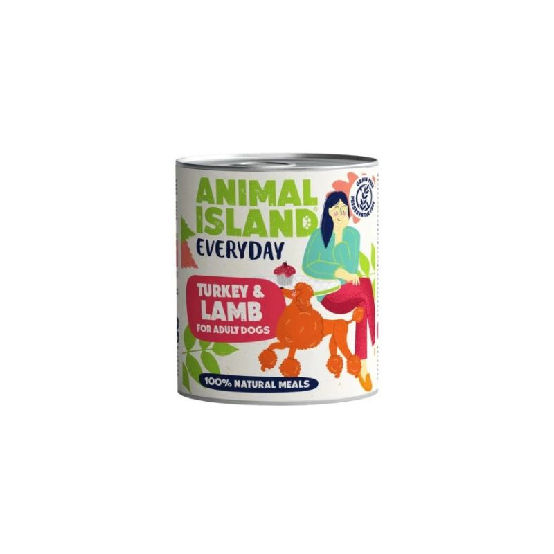 Animal Island Everyday, pies, indyk i jagnięcina, puszka 800 g