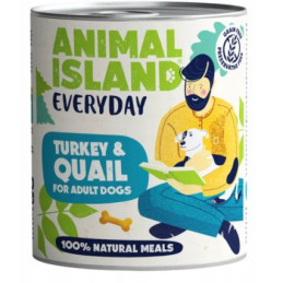 Animal Island Everyday, pies, indyk i przepiórka, puszka 800 g