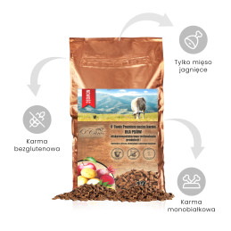 O'Canis jagnięciny 12 kg z prosem, kartoflami, czerwonym burakiem oraz jabłkiem sucha karma premium dla psa