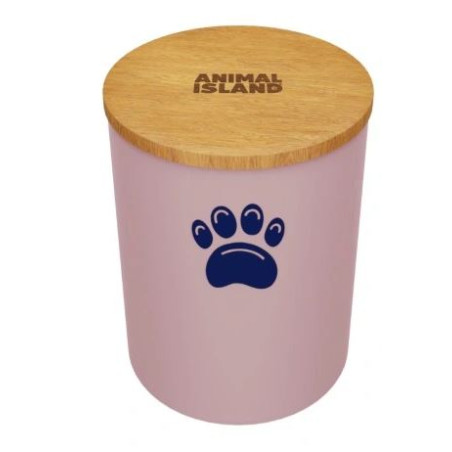 Animal Island pojemnik na karmę kocia łapka, Cashmire Pink, 3 l