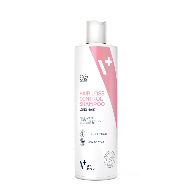 Vet Expert,  HAIR LOSS CONTROL SHAMPOO LONG HAIR - szampon ograniczający linienie dla ras długowłosych 250 ml