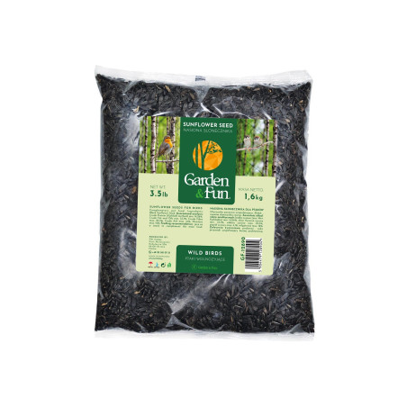 Garden&Fun, nasiona słonecznika czarnego, 1,6 kg