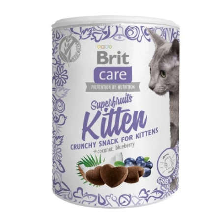 Brit Care Cat Przysmak Snack Superfruits Kitten Dla Kociąt 100G