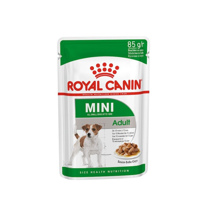 Royal Canin, Mini Adult, sos, saszetka 85 g