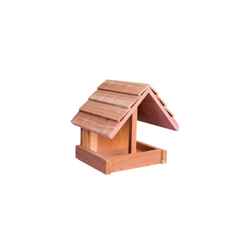 Garden&Fun, Karmnik dla ptaków, z drewna cedrowego, 15,5x13,5x14,5cm