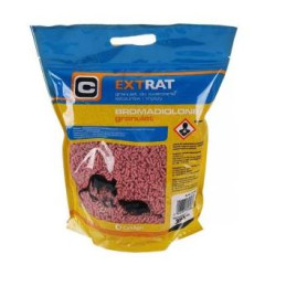 Can Agri, Extrat, trutka na gryzonie, czerwony granulat, 3 kg bromadiolon,