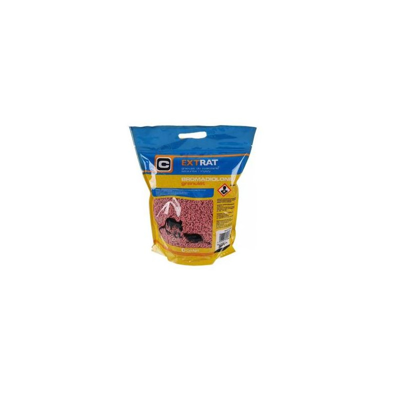 Can Agri, Extrat, trutka na gryzonie, czerwony granulat, 3 kg bromadiolon,