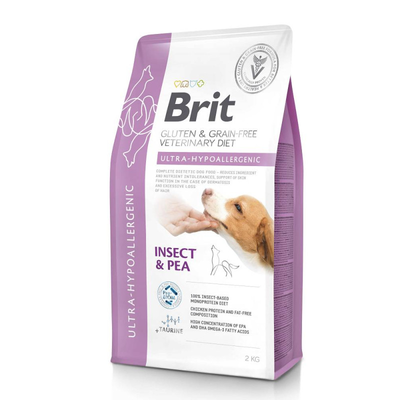 BRIT GF VET. DIET DOG ULTRA-HYPOALLERGENIC 2kg