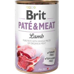 Brit Pate&Meat Lamb dla psa 400g mokra karma z jagnięciną