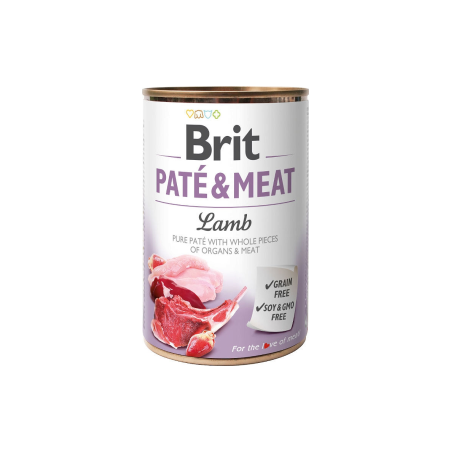 Brit Pate&Meat Lamb dla psa 400g mokra karma z jagnięciną