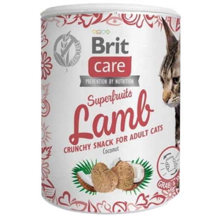 Brit Care Cat Snack Superfruits Lamb 100 g