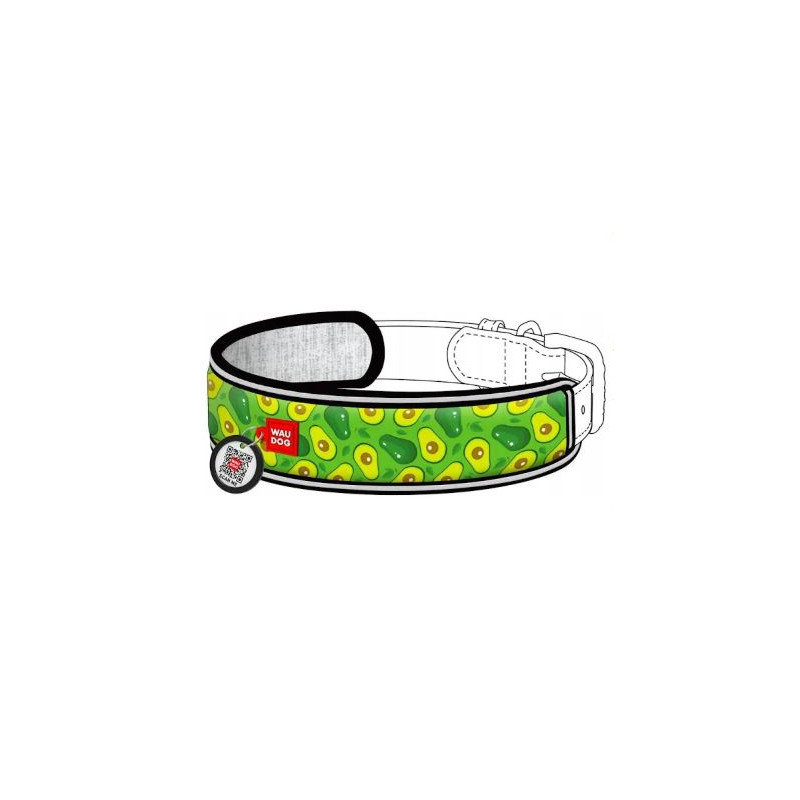 Wau dog, nakładka na obroże, avocado, S