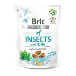 BRIT CARE CRUNCHY CRACKER INSECT & TUNA 200 G, PRZYSMAK DLA PSA