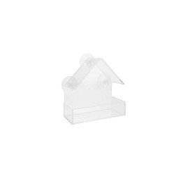 Garden&Fun, karmink przezroczysty14,8x6,7x15,5 akrylowy, z przyssawkami GF-12911