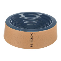 Trixie, BE NORDIC, miska, dla psa, ciemnoniebieski/beżowy, ceramiczna, 0,2l/ 16 cm