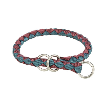 Trixie, Cavo, obroża zaciskowa, dla psa, bordowy/petrol, L–XL: 52–60 cm/o 18 mm 144131
