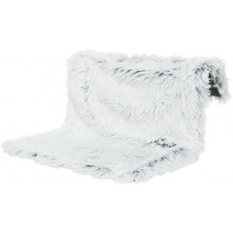 Trixie, Legowisko na kaloryfer, dla kota, biało/czarne, plusz długowłosy, 45 × 26 × 31 cm