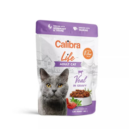 Calibra life, kot, cielęcina w sosie, saszetka 85 g