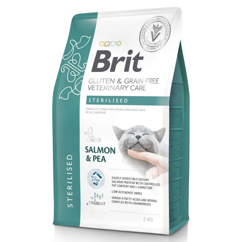BRIT GF VET. CARE CAT STERILISED 2kg