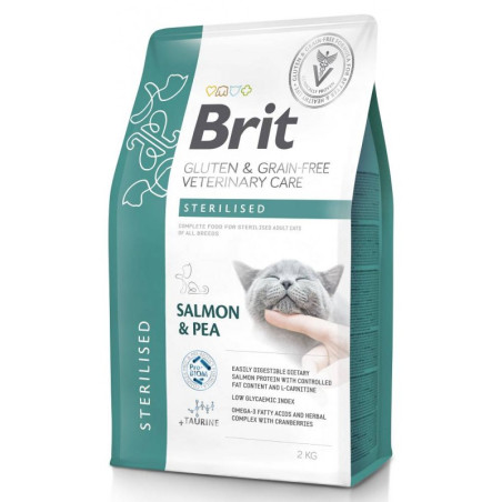 BRIT GF VET. CARE CAT STERILISED 2kg