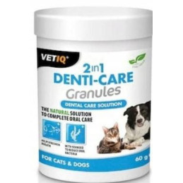 VetIQ 2in1 Denti-Care ochrona zębów 60g Granulki