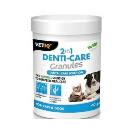 VetIQ 2in1 Denti-Care ochrona zębów 60g Granulki