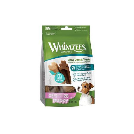 Whimzees Puppy Stix XS/S 28szt Gryzak Dental dla psa