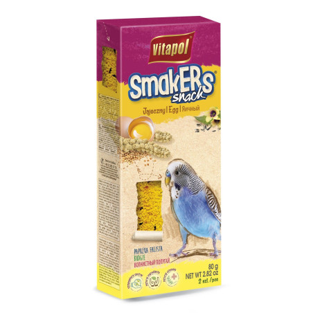 Vitapol, Smakers dla papugi, jajeczny, 2 szt., kolba 80 g