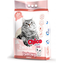 Chico, żwirek bentonitowy, pudrowy, 10 l