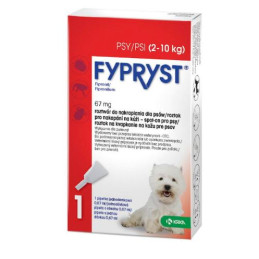 Krka, Fypryst, kropelki dla psa, 2-10kg, 1 pipeta