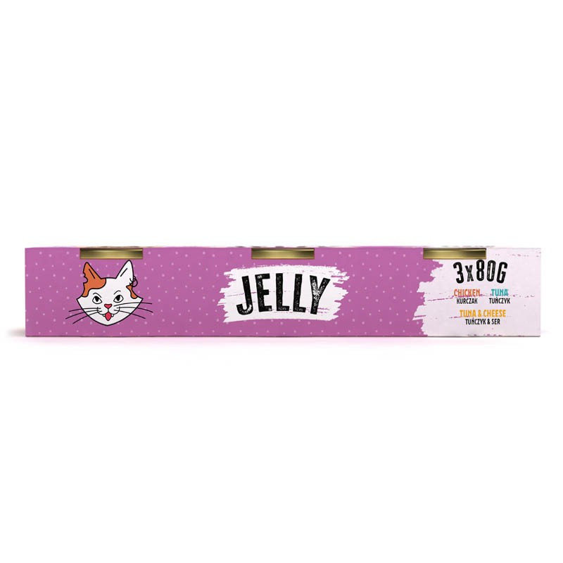 Mr. Bandit Jelly Mix chicken, tuna, tuna with cheese 3 x80g