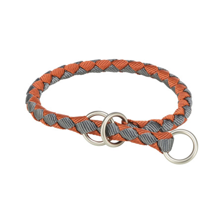 Trixie, Cavo, obroża zaciskowa, dla psa, rdzawy/grafit, L: 47–55 cm/o 18 mm 144030