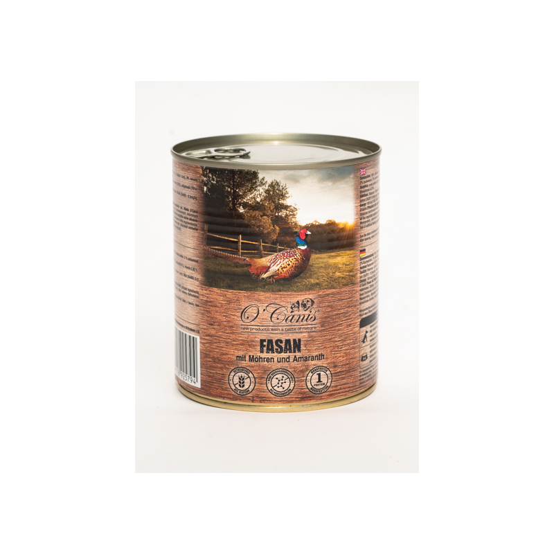 O'Canis, pies, bażant z marchewką, puszka 800 g