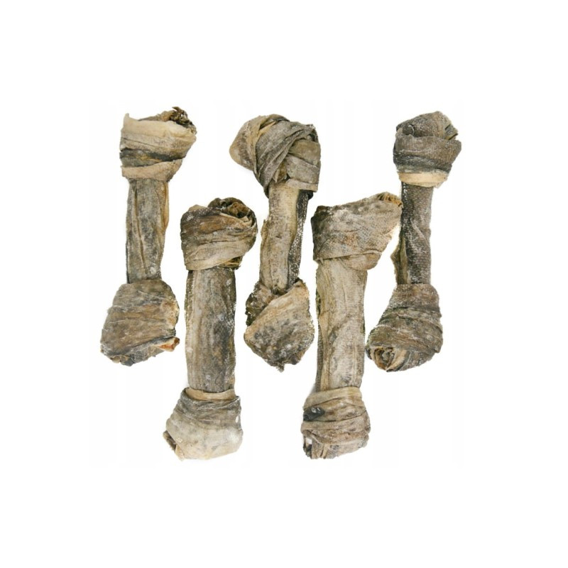 RF-deer, skóra dorsza z supłami, gryzak naturalny dla psa