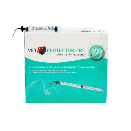 Vet Protector Pro, Jama ustna, dziąsła, 10 x 3 ml