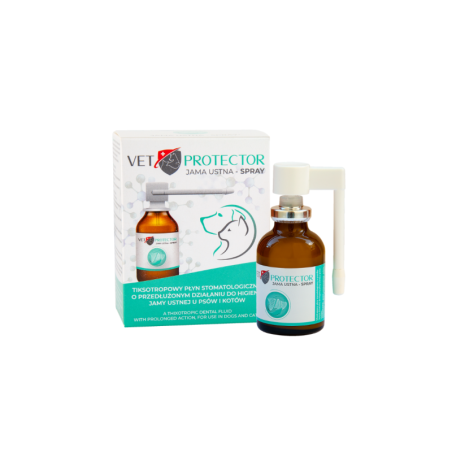 JM Sante, Vet Protector,  Jama Ustna - Spray, dla psa i kota,30 ml