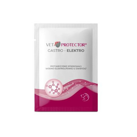 JM Sante, Vet Protector Gastro Elektro, Elektrolity dla psa i kota, 3 g