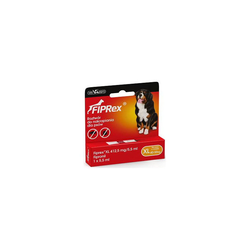 Vet Agro, Fiprex XL, pies, 5,5 ml