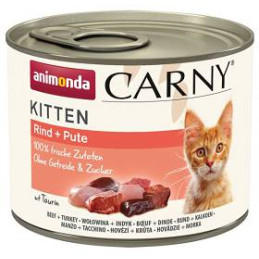 Animonda kitten, wołowina, indyk, 200 g