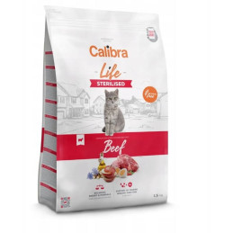 Calibra life, kocię sterylizowane, wołowina, 1,5 kg