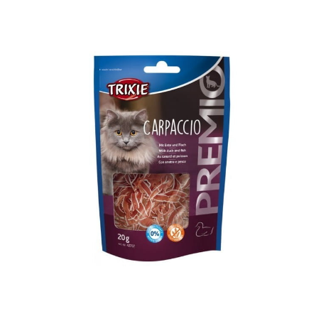 Trixie, Przekąski dla kota Trixie Premio Carpaccio z kaczką i rybą, 20 g