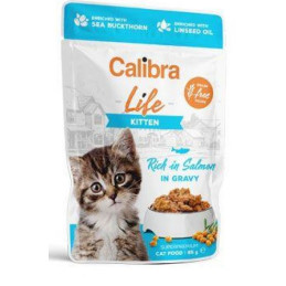 Calibra, kitten, łosoś w sosie, saszetka 85 g 131592